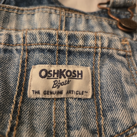 Oshkosh bgosh overall dress with heart polka dots 18 months - Picture 4 of 4